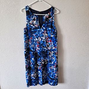 J. Crew Inky Floral Dress